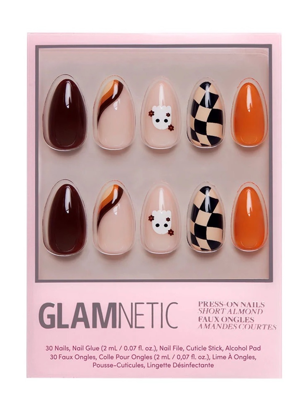 2 for $24 - Glamnetic Press-On Nails - Fall Boo
